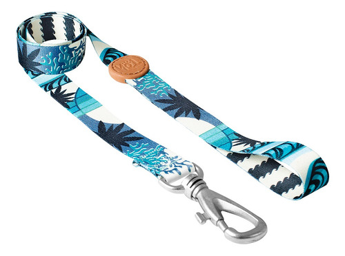 Imagem 3 de 7 de Conjunto Peitoral E Guia Tamanho G Azul Noronha Toh Dog
