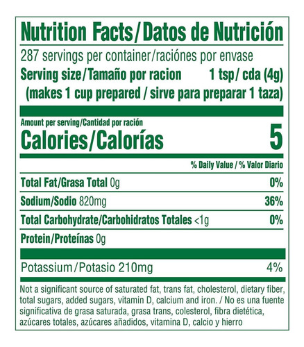 Knorr Caldo Con Sabor De Pollo En Polvo 1.14kg Importado