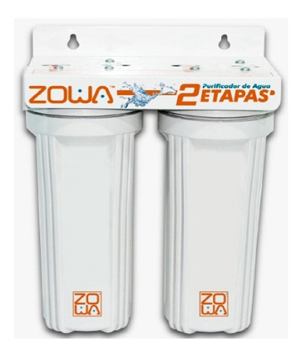 Purificador De Agua De Dos Etapas 10'' Zowa