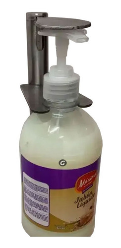 Imagen 4 de 6 de Dispensador Jabón Liquido- Antibacterial Con Pedal En Acero