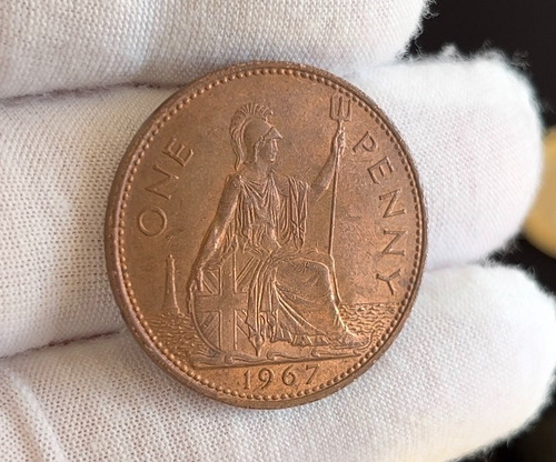 Moeda Oficial Inglaterra One Penny (anos Variados)