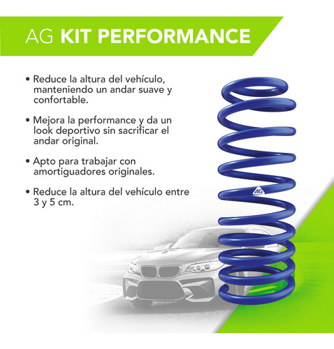 Imagen 7 de 11 de Kit Espirales Progresivos X 2 Chevrolet Corsa 1.6 Cargo 2009