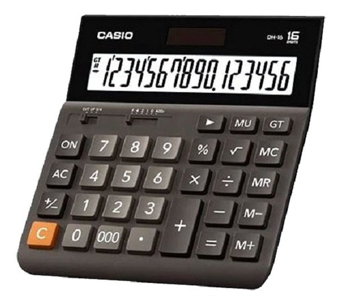 Calculadora Casio Mj-16vcb (16 Dig.) Negra Color Azul