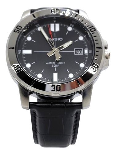 Imagen 6 de 9 de Reloj Casio Nuevo Cuero Mtp-vd01l-1ev