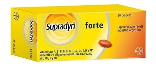 Supradyn Forte X 30 Comp. (multivitamínico) - Bayer®