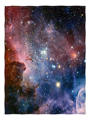 Goodbath Space Throw Blanket, Galaxy Universe Star Manta De 