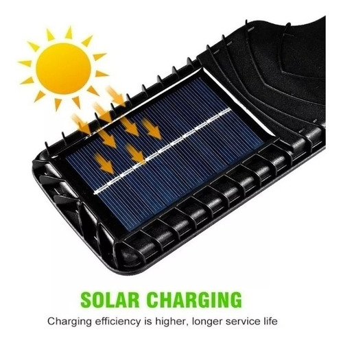 . .. Kit 2 Reflectores Luz Led Solar Sensor Movimiento 100w