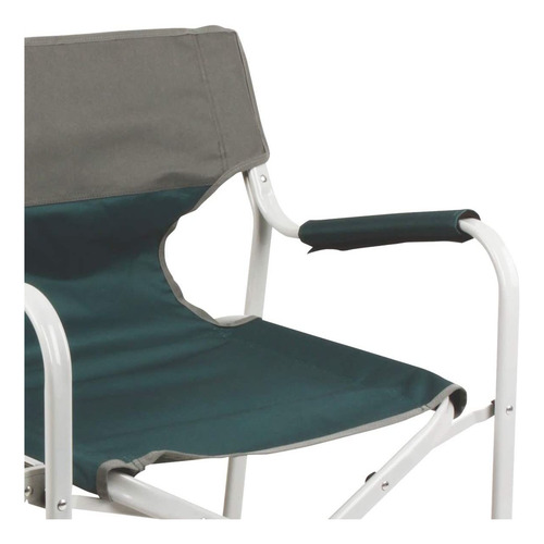 Coleman Outpost Elite Deck Chair With Side Table, Les Green