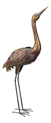 Regal Art & Gift Patina Hasta Crane, 40,  Cobre