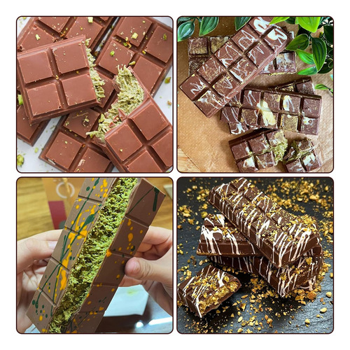Molde Para Preparar Chocolate Dubai Marrón,dj.
