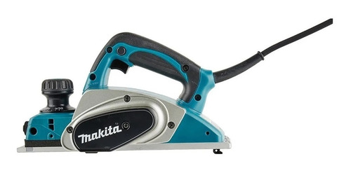 Imagen 3 de 8 de Cepillo eléctrico de mano Makita KP0800 82mm 220V azul