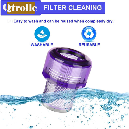 Reemplazo Del Filtro De Paquete Qtrollc 2 Para Dyson V11 Spi