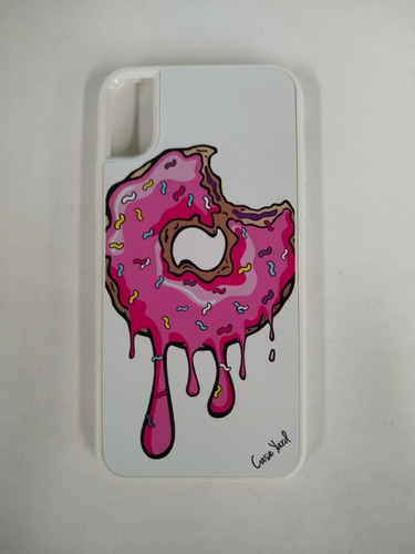 Funda Case Yard Dona Fondo Blanco iPhone Compatible