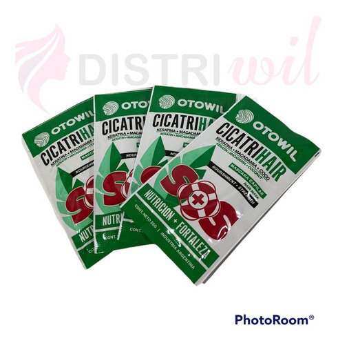 Imagen 5 de 8 de Mascara Otowil Cicatrihair Nutricion + Fortaleza X 24 Sobres