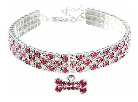 Collar De Mascotas De Rayminsino Con Diamantes, T8f8q