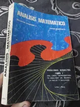 Comprar Libro Analisis Matematico-problemas Resueltos Tomo 1 Haaser