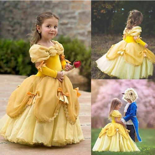 Vestido Princesa La Bella Y La Bestia Regalo Ideal | Meses sin intereses