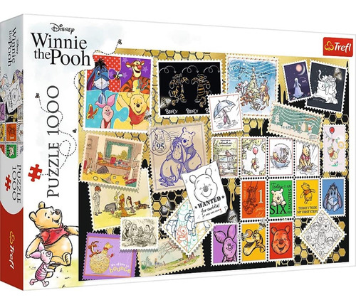 Rompecabezas Disney Winnie Pooh 1000 Pz Trefl Estampillas