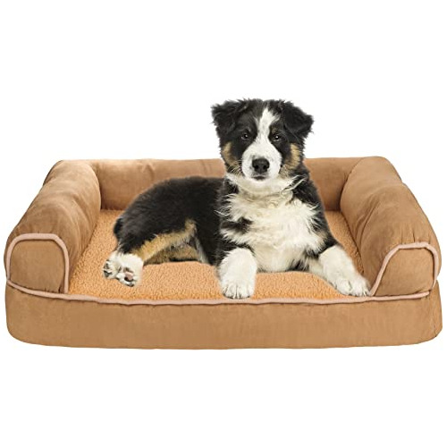 Cama Acolchada Para Perro, Cama Ortopédica Lavable Para Perr