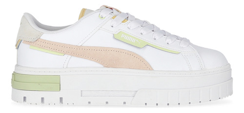 Zapatillas Puma Mayze Crashed Mujer En Blanco | Moov