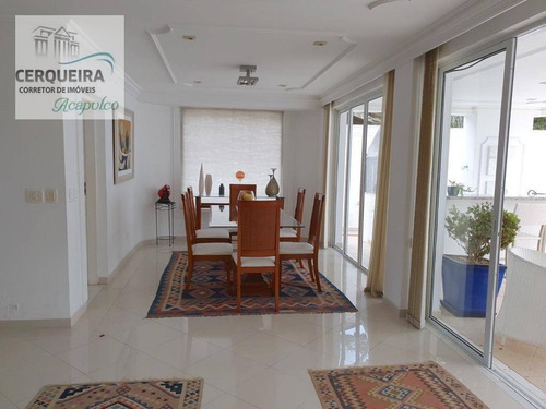 Casa Com 5 Dormitórios À Venda, 380 M² Por R$ 1.600.000 - Acapulco - Guarujá/sp - Ca0587