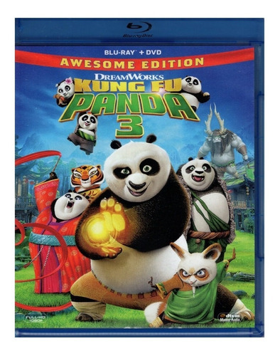 Kung Fu Panda 3 Increible Edicion Pelicula Blu-ray + Dvd