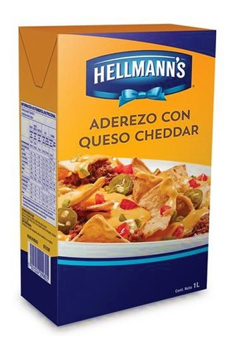 Hellmans salsa queso Cheddar 1L