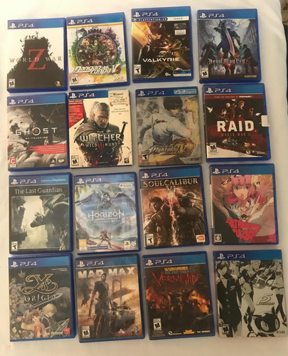 Juegos De Ps4 Poco Comunes, Pregunta X Lote De Tu Interés (Usado)