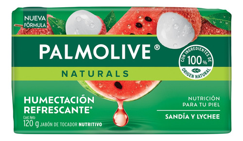 Jabon Palmolive Sandia Y Lychee 120g-1pz
