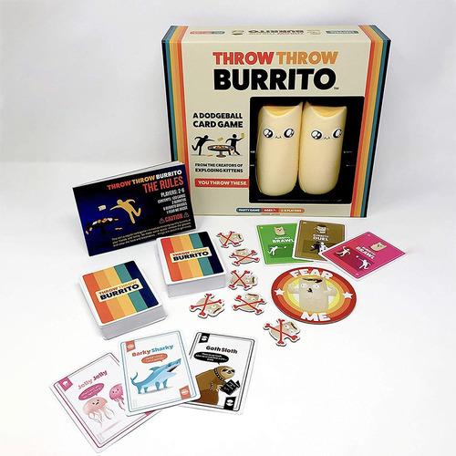 Throw Throw Burrito Dodgeball Juego De Cartas Para Fiesta Fa