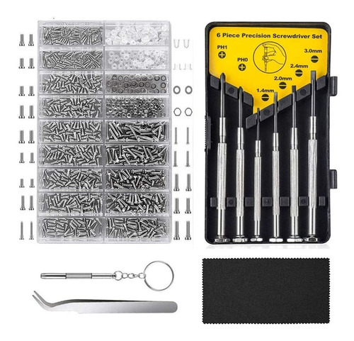 Kit De Reparación De Anteojos 1000pieza (s) Tornillos Para A