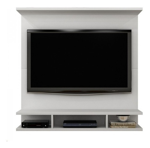 Mueble De Tv Lacado   Ref: Mural04 Con Panel Oculta Cables