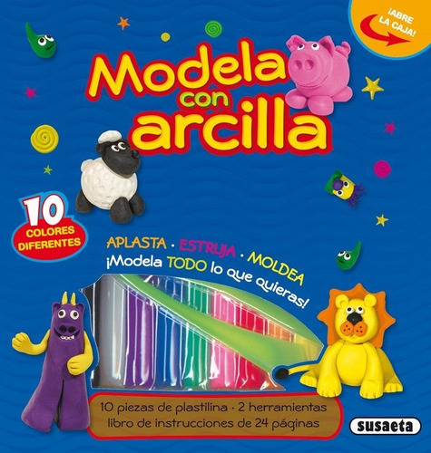 Modela Con Arcilla, De Susaeta, Equipo. Editorial Susaeta En Español