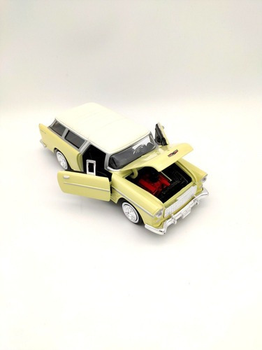 Carrinho Ferro Miniatura Gm Bel Air Coleçao Carro Brinq 1:24