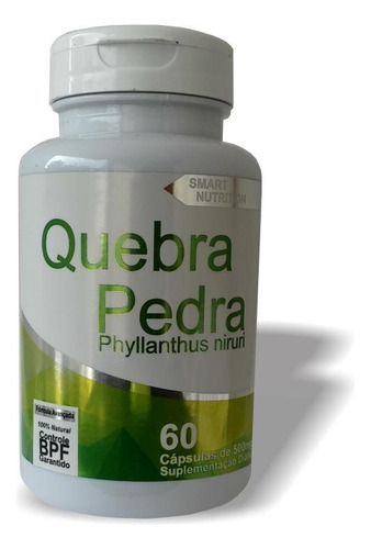 Quebra Pedra - 60 Cápsulas 500mg - 4 Elementos