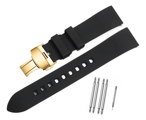 Correa De Reloj De Silicona Resistente Al Agua, 20mm