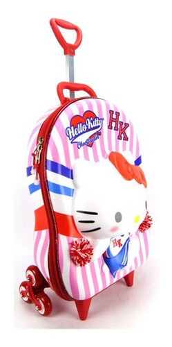 Imagem 4 de 9 de Mochilete 3d Hello Kitty + Lancheira Maxtoy 2823am20