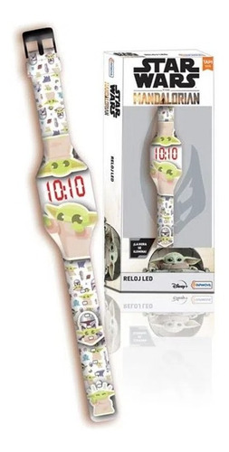 Reloj Pulsera Led Mandalorian Star Wars Baby Yoda