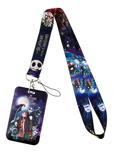 Portacredencial + Lanyard Jack The Nightmare Before Christma