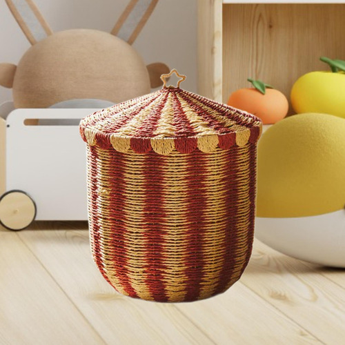 Cesta Tejida Para Juguetes, Organizador De Ropa 37cm X 43cm