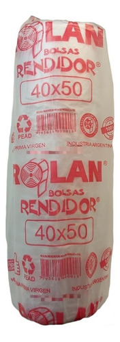 Rollo Arranque 40x50 Polietileno Rolan Rendidor