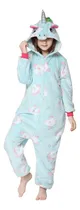 Comprar Pijamas Kigurumi Plush Unicornio Que Brilla En La Oscuridad 
