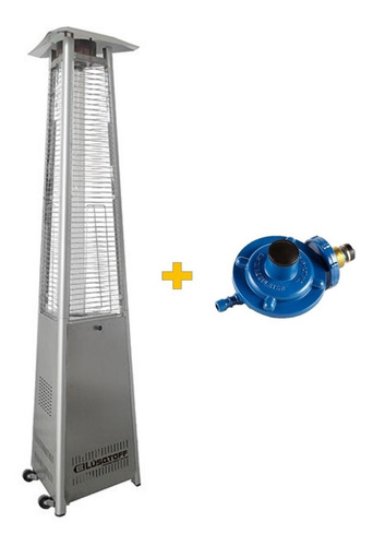 Imagen 1 de 9 de Calefactor Exterior Piramide + Regulador Lusqtorff Jk-1010