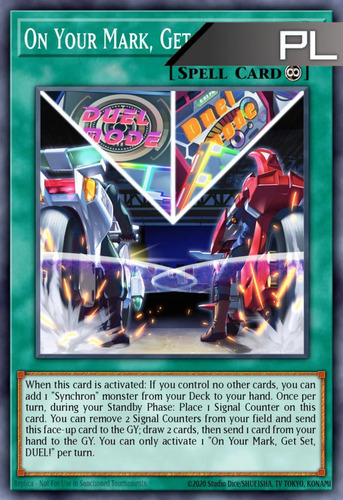 On Your Mark, Get Set, Duel! - Ra03-en276 Platinum Yugioh!