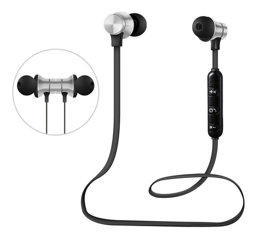 Audífonos, Auriculares Bluetooth 4.1 Magnéticos, Black
