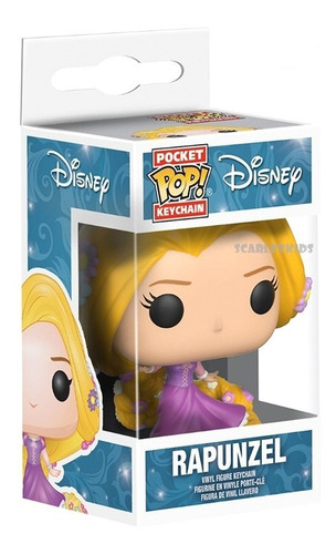 Funko Pop Llavero Rapunzel Disney Original Scarlet Kids