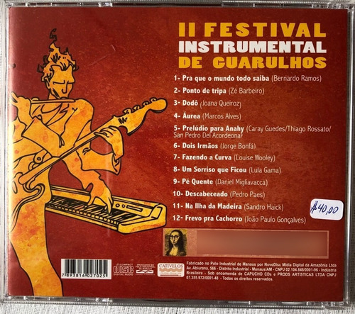 Cd - Ii Festival Instrumental De Guarulhos. (Usado)