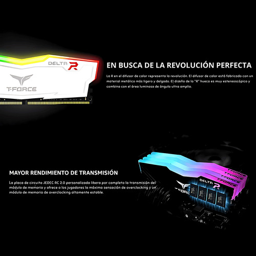 Teamgroup T-force Delta Rgb Ddr4 16 Gb (2 X 8 Gb) 3200 Mhz