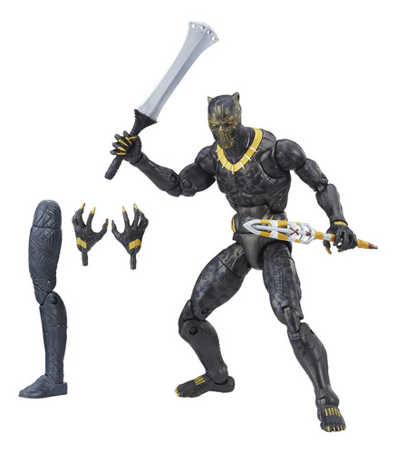 Figura De Acción De Erik Killmonger De La Pantera Negra De.