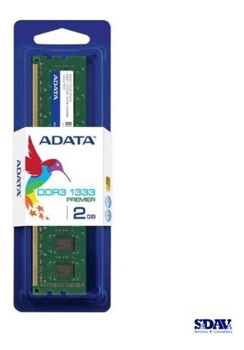 Memoria RAM 2GB 1 Adata AD3U1333C2G9-S